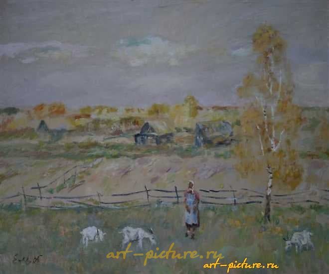 Warm Autumn. Canvas, oil. 70 x 85 cm.