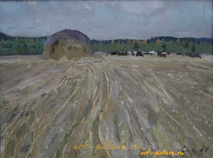 Стежня. Картон, масло. 30 х 40 см