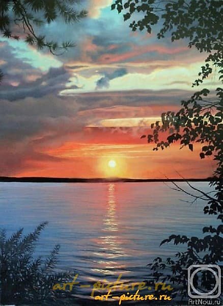 The text translates to: "Stop, moment! Oil, canvas."