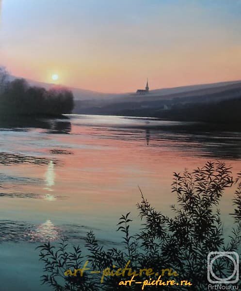 "Golden motif oil, canvas"