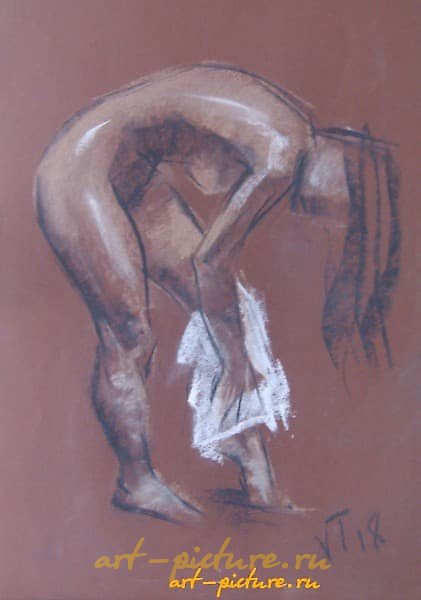 沐浴后，床单和纸。