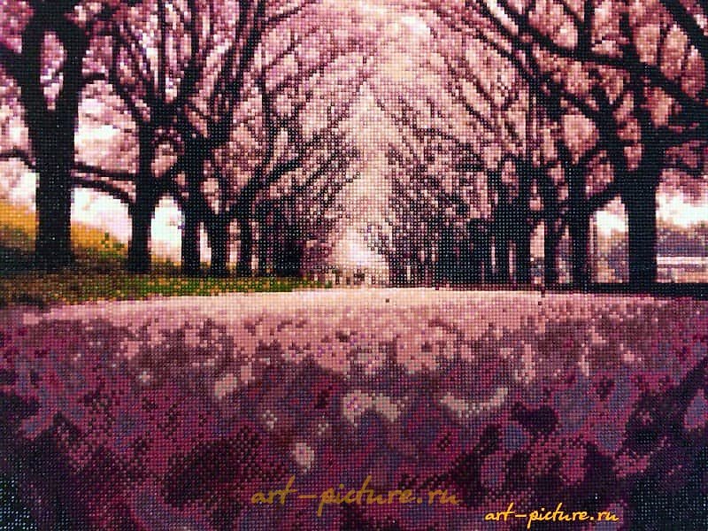 The text "аллея мозайка" translates to "mosaic alley" in English.