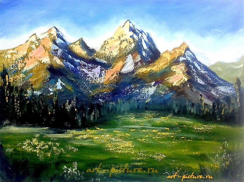 Colored dreams oil, canvas