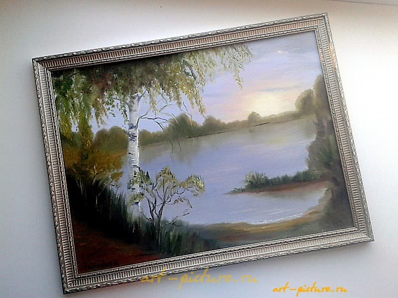 "Sunrise Silence, oil on canvas"