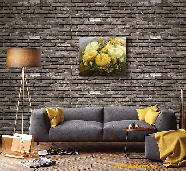 Chrysanthemums Oil, canvas on stretcher