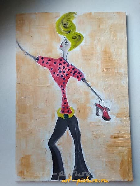 The translation of "Мода Масло, картон" into English is "Fashion Oil, cardboard."