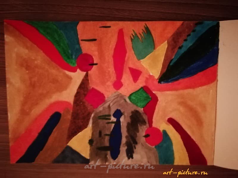 "隐身来自..." 水彩