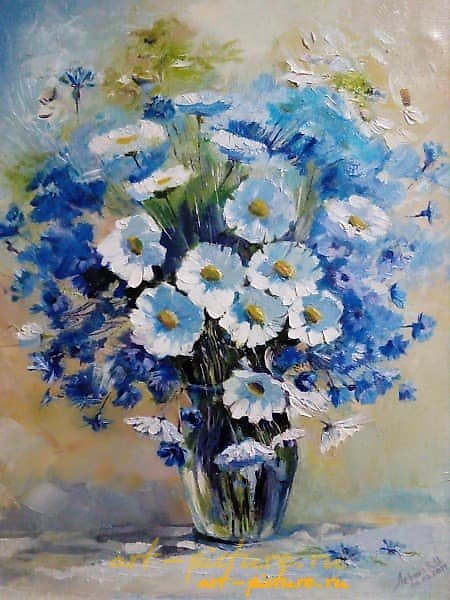 Field Flowers Oil, canvas