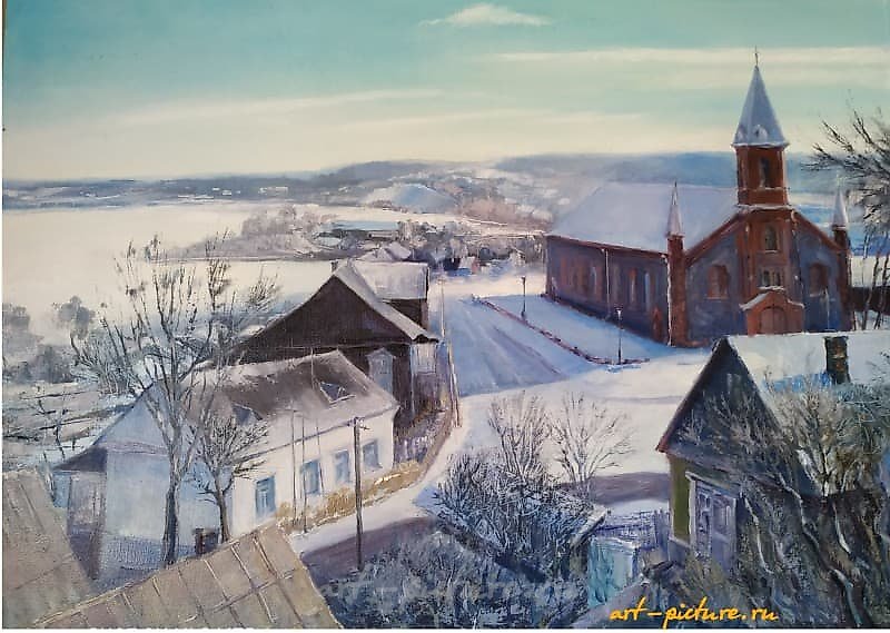 教堂马斯洛，画布