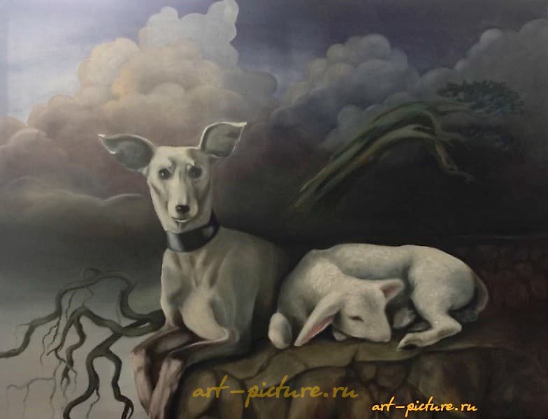 长路归家 油画，画布