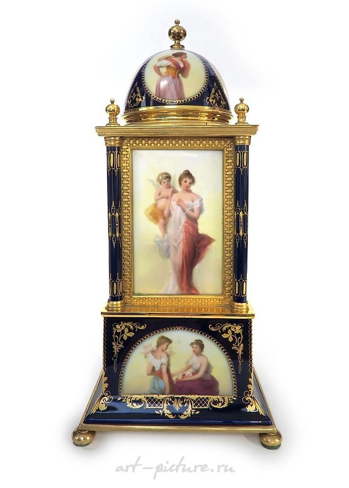 Royal Vienna Porcelain , STUNNING ROYAL VIENNA PORCELAIN CLOCK, CIRCA 1880