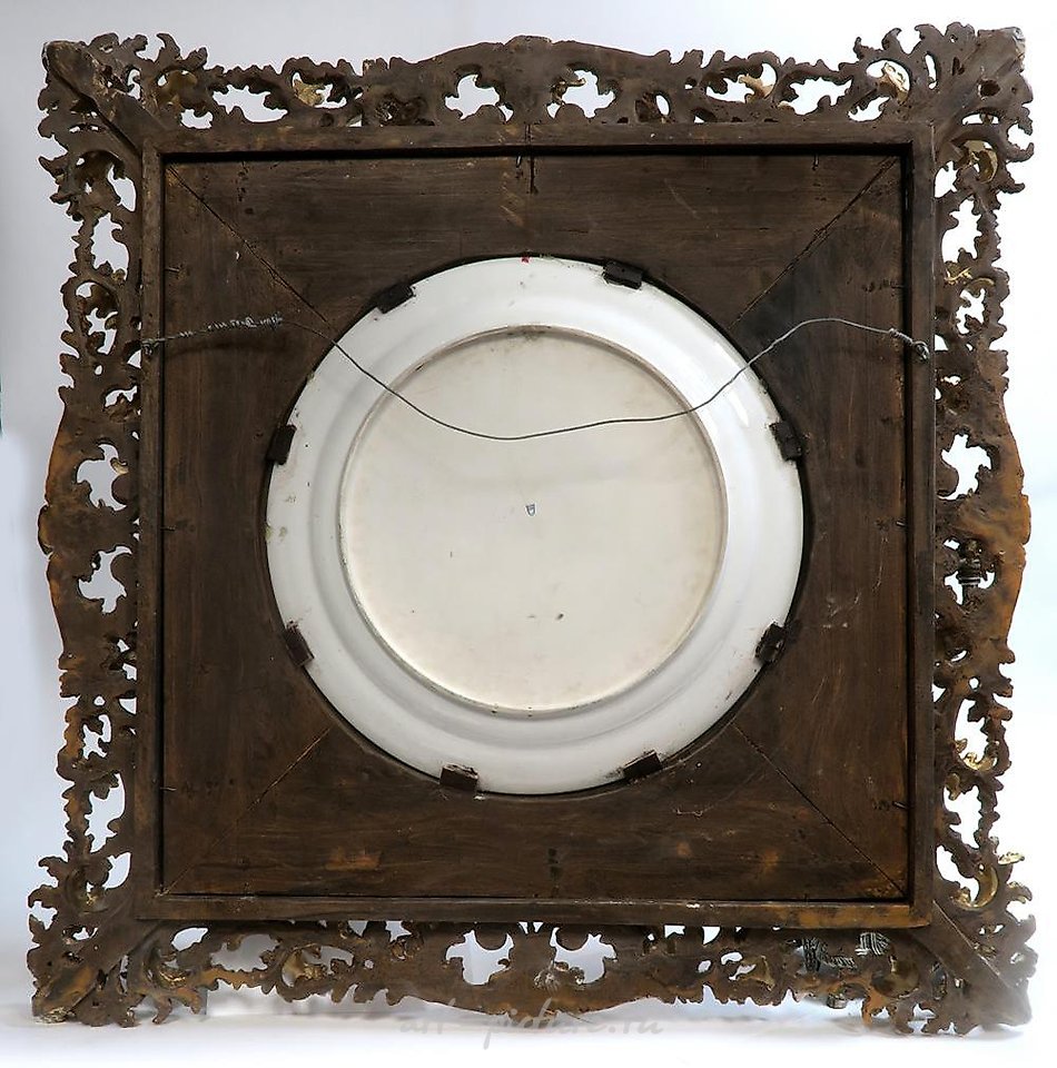 Royal Vienna Porcelain , MONUMENTAL FRAMED MUSEUM QUALITY ROYAL VIENNA CHARGER