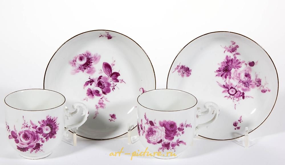 Royal Vienna , Фарфоровые комплекты ручной росписи из Германии и Австрии