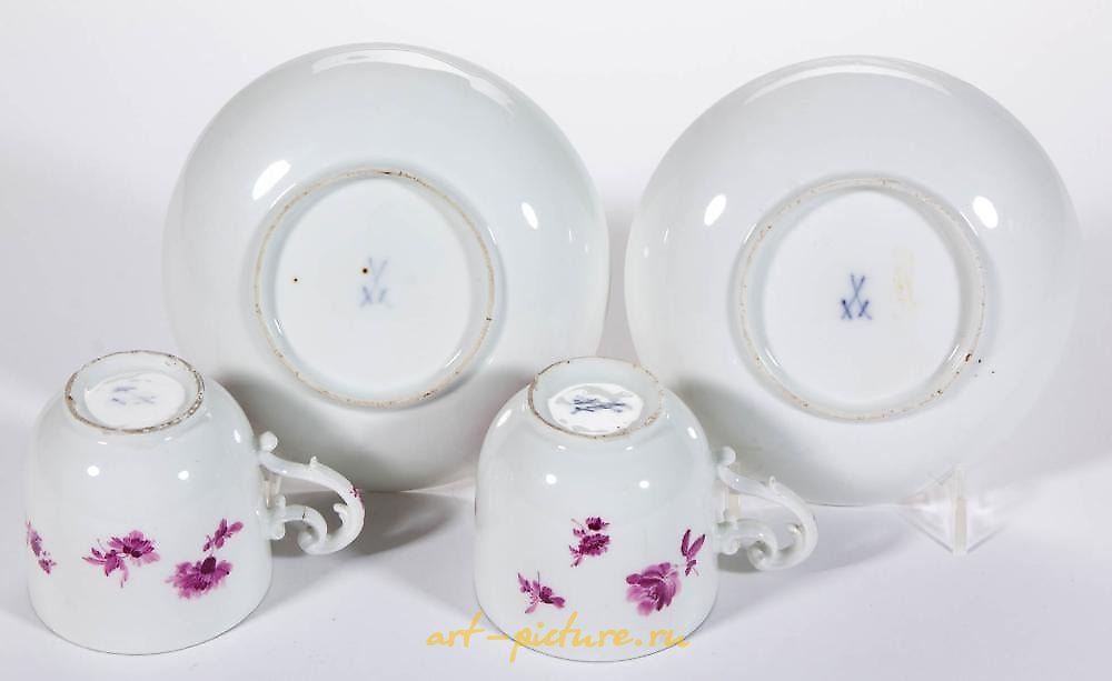 Royal Vienna , Фарфоровые комплекты ручной росписи из Германии и Австрии
