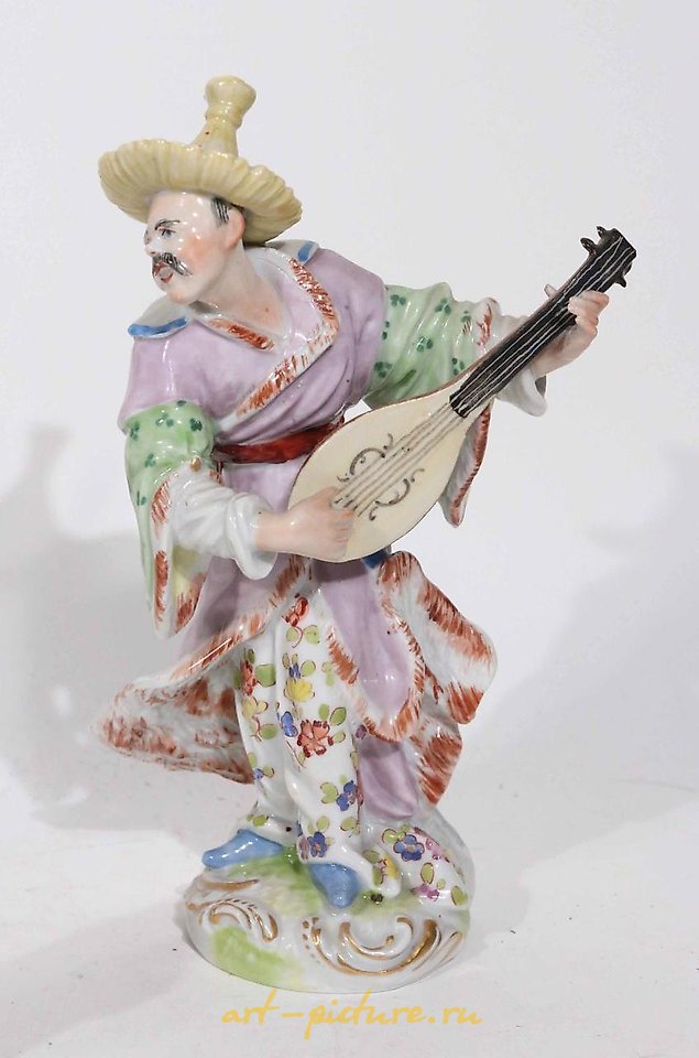 Royal Vienna Porcelain , Six Meissen Porcelain Small Figurines