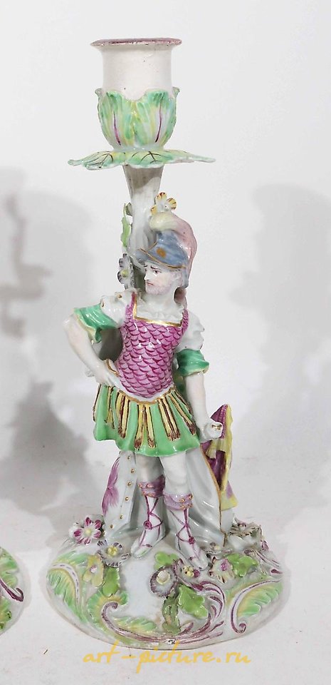 Royal Vienna Porcelain , Six Meissen Porcelain Small Figurines