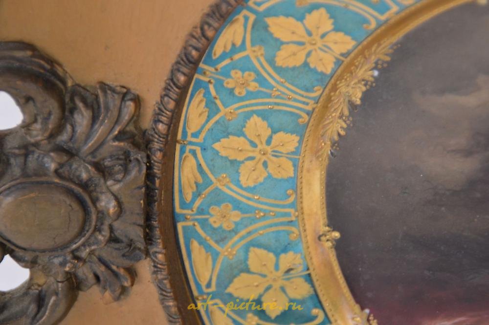 Royal Vienna Porcelain , Royal Vienna Painted Porcelain Box depicting Two Virgin Maid...