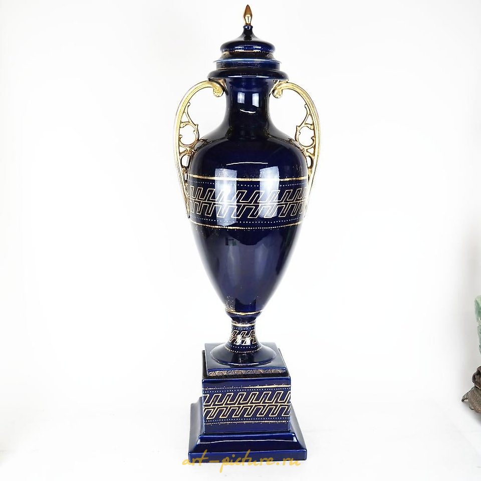 Royal Vienna Porcelain , Tall Porcelain Group - As-Is