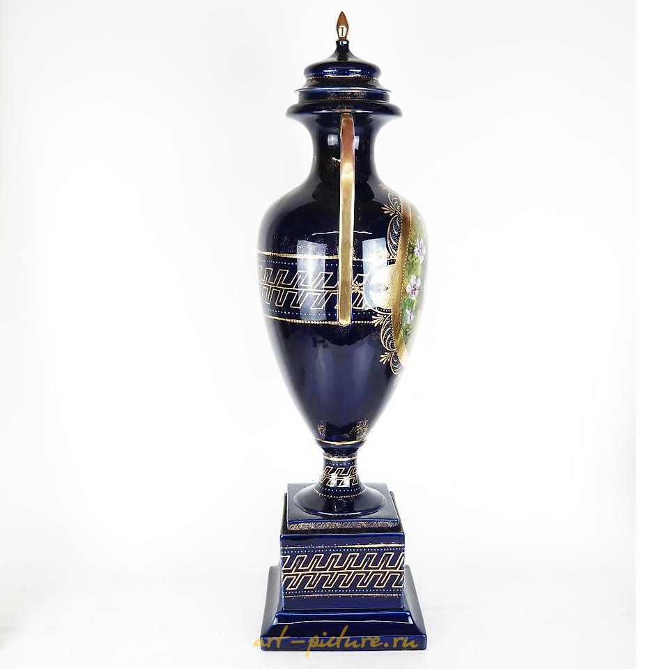 Royal Vienna Porcelain , Tall Porcelain Group - As-Is