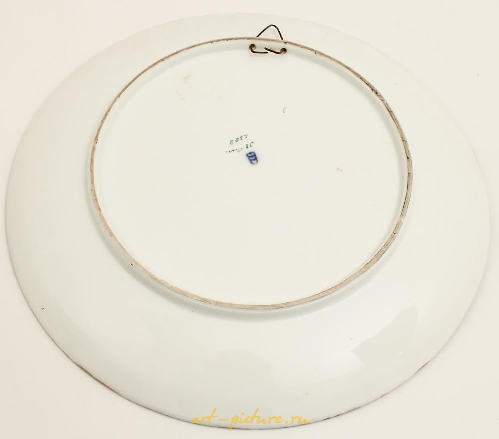 Royal Vienna Porcelain , ROYAL VIENNA FIGURAL PORCELAIN CHARGER