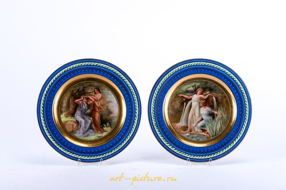 维也纳皇家瓷器 , 皇家维也纳新艺术风格瓷花瓶