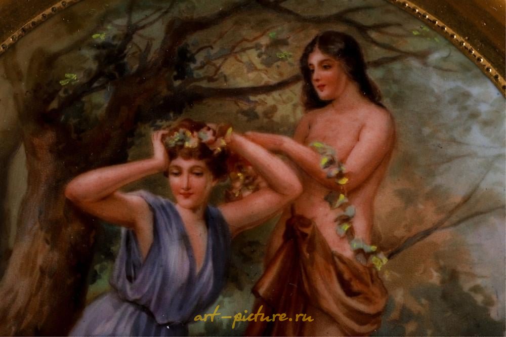 维也纳皇家瓷器 , 皇家维也纳新艺术风格瓷花瓶