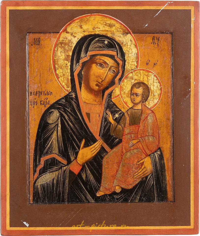 Русское серебро , Икона с Иверской Божьей Матерью