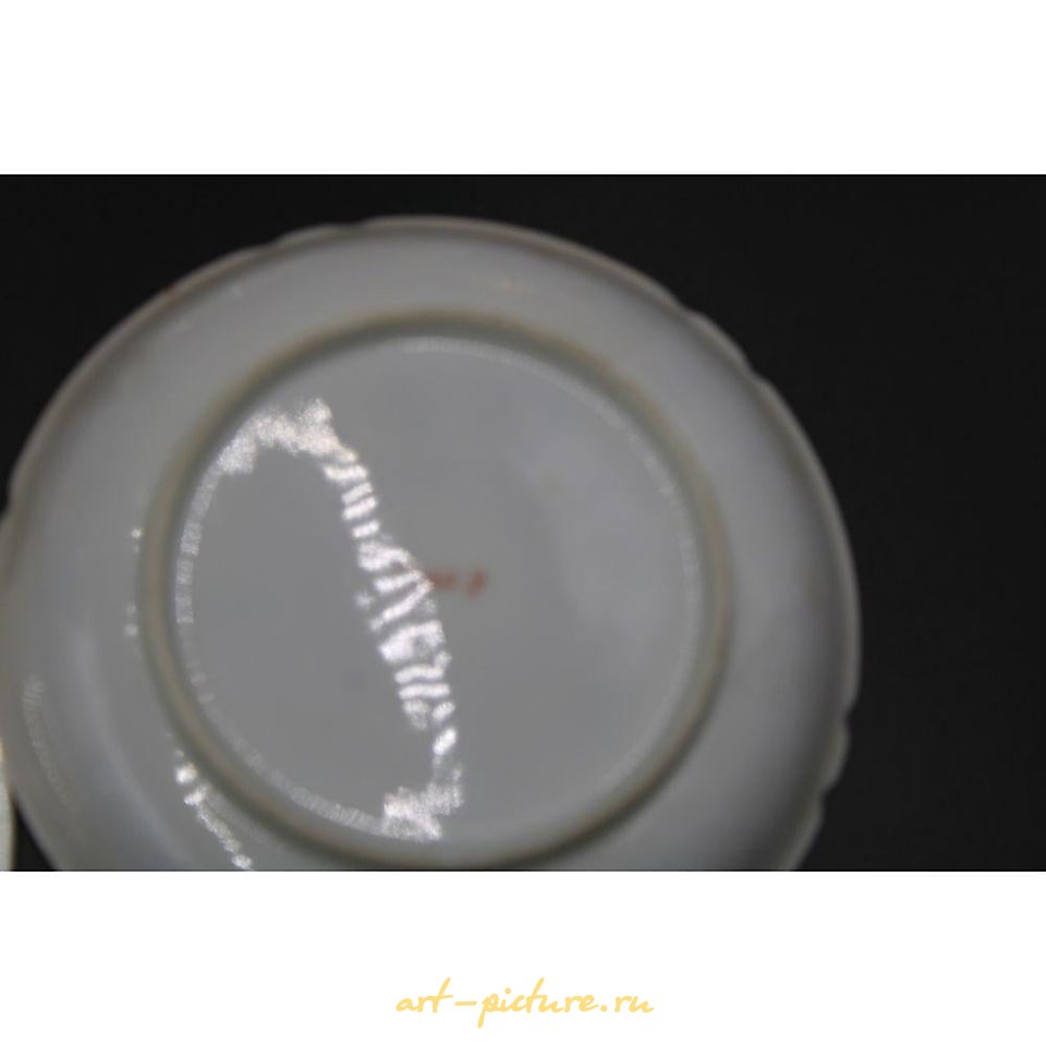 Royal Vienna Porcelain , 6 Antique Porcelain Cups And Saucers.