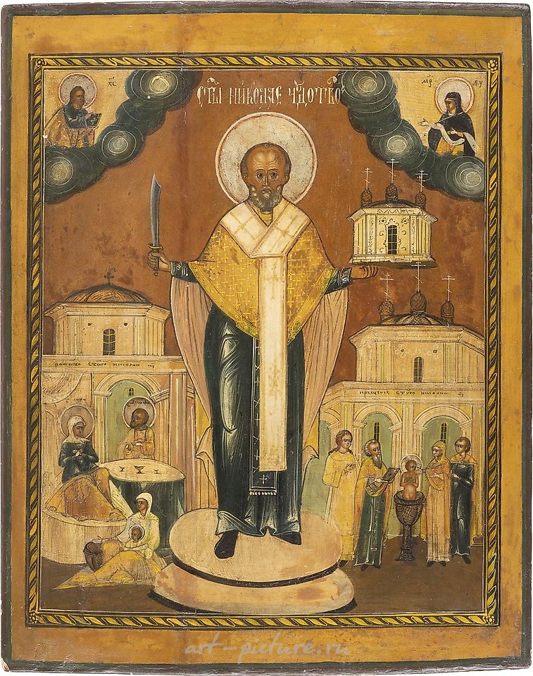 俄罗斯银 , 大型圣尼古拉莫日斯科圣像