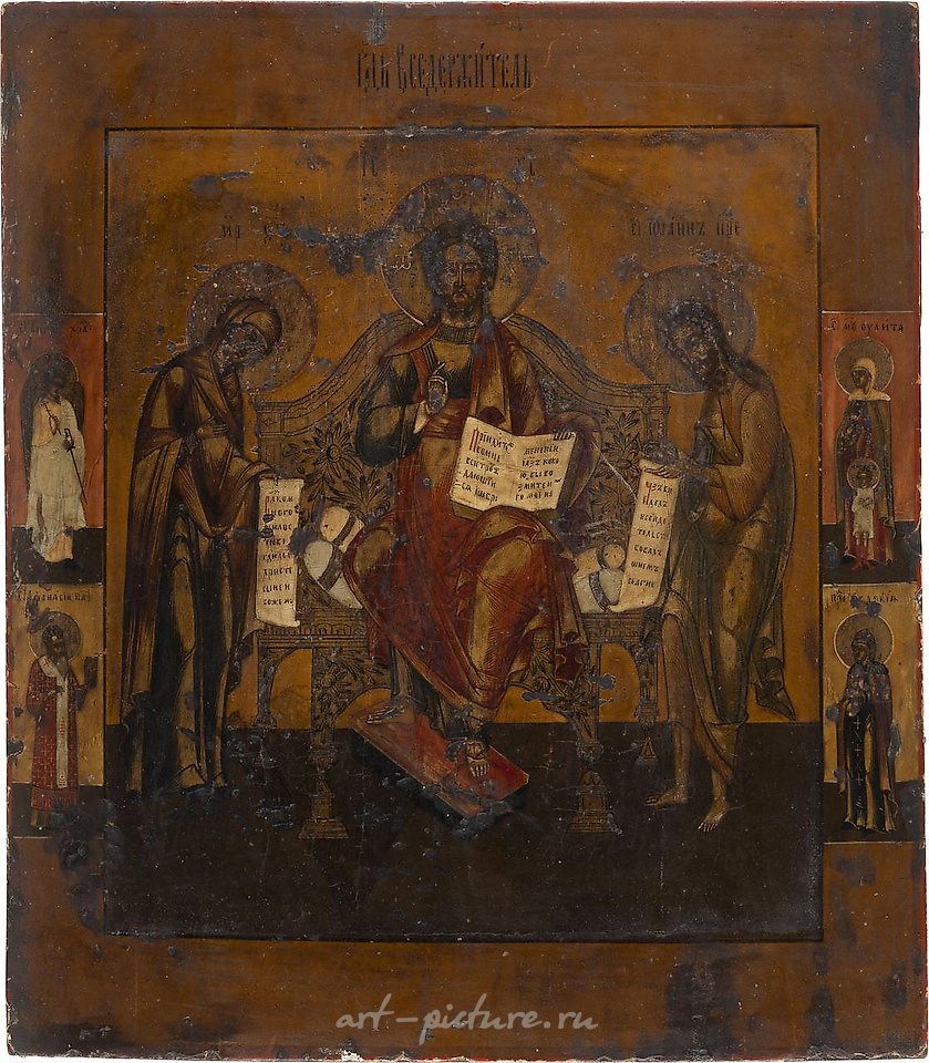 Russian silver , ICON WITH EXPANDED DEESIS