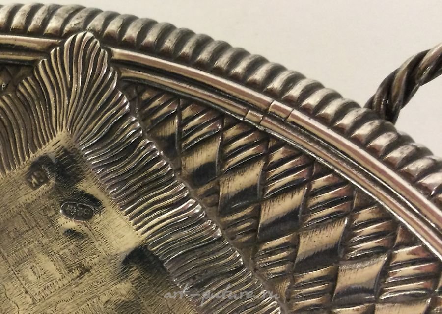 Русское серебро , Очень редкая серебряная хлебница начала 20-го века