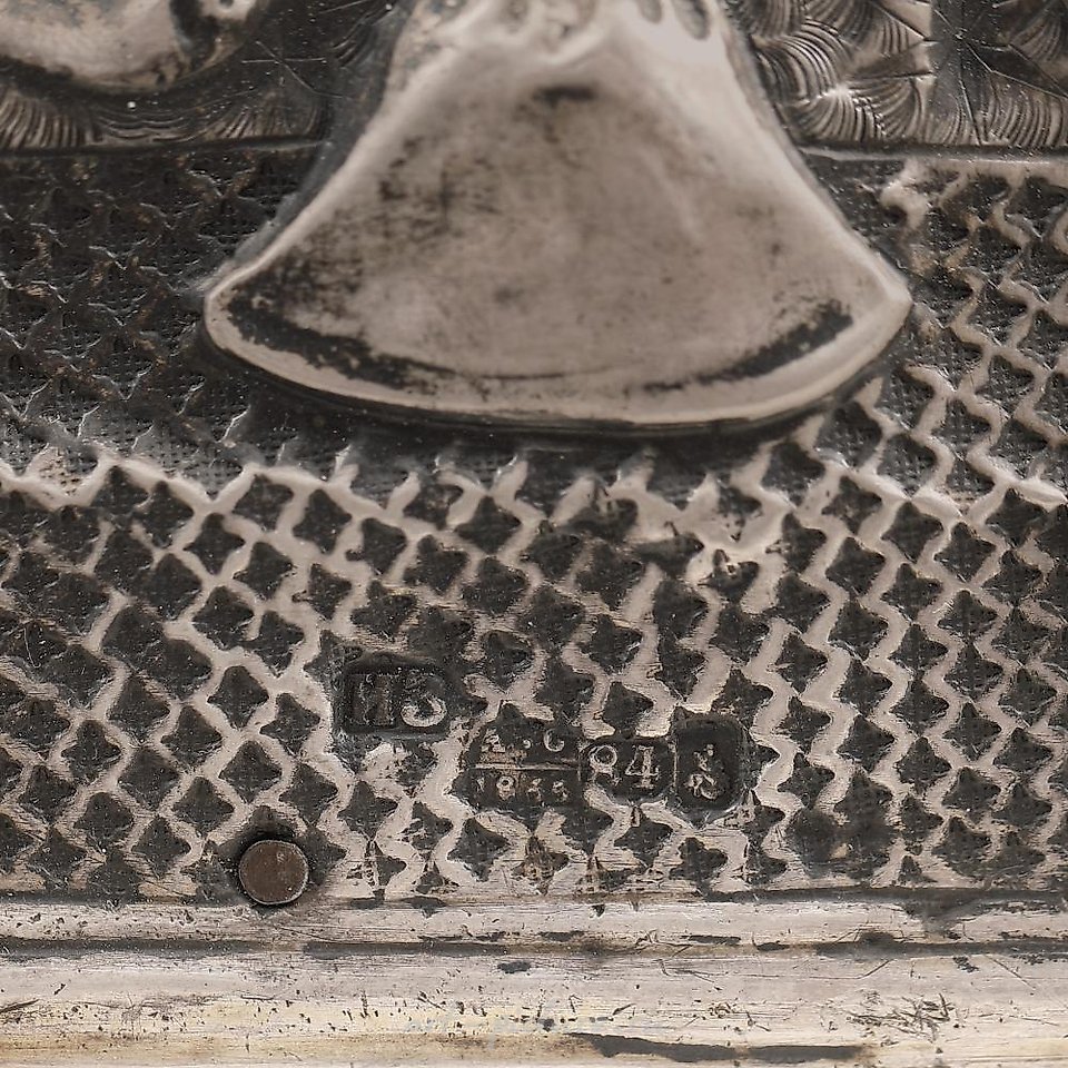 俄罗斯银 , 莫斯科工作室的木制银质俄罗斯图标