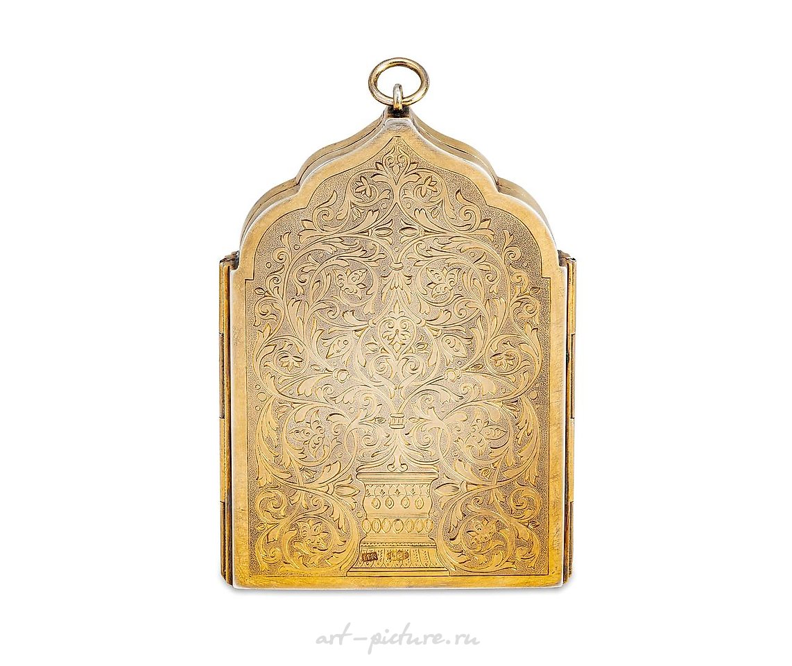 俄罗斯银 , 俄罗斯三联图标，镀金