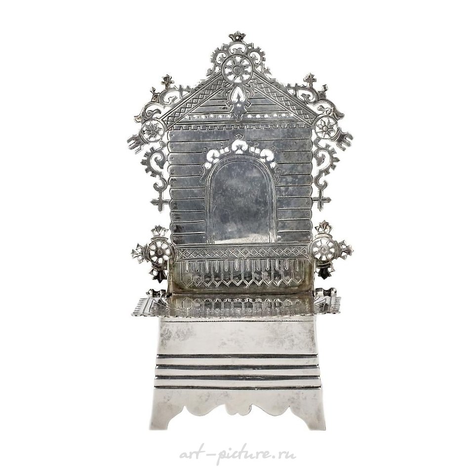 俄罗斯银 , 大型俄罗斯银盐罐-宝座