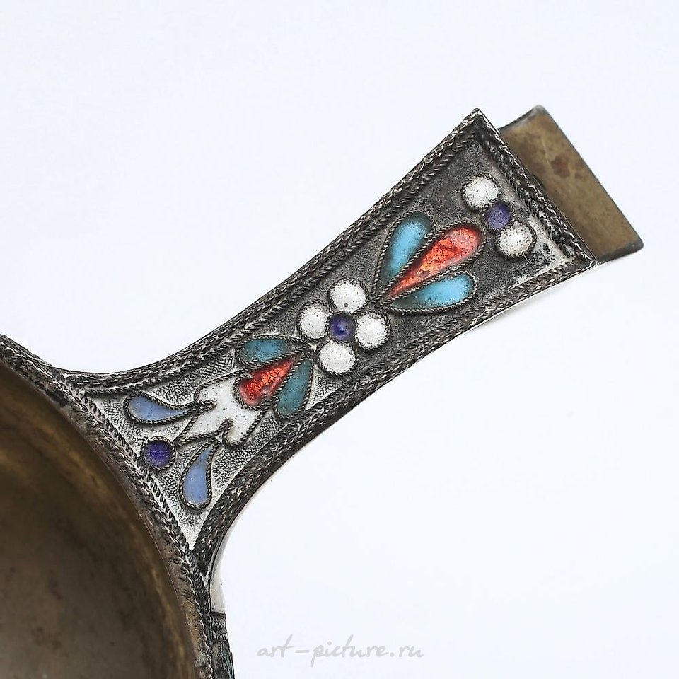 Russian silver , Russian silver Kovsh. Strulev Nikolai Fedorovich 1896.