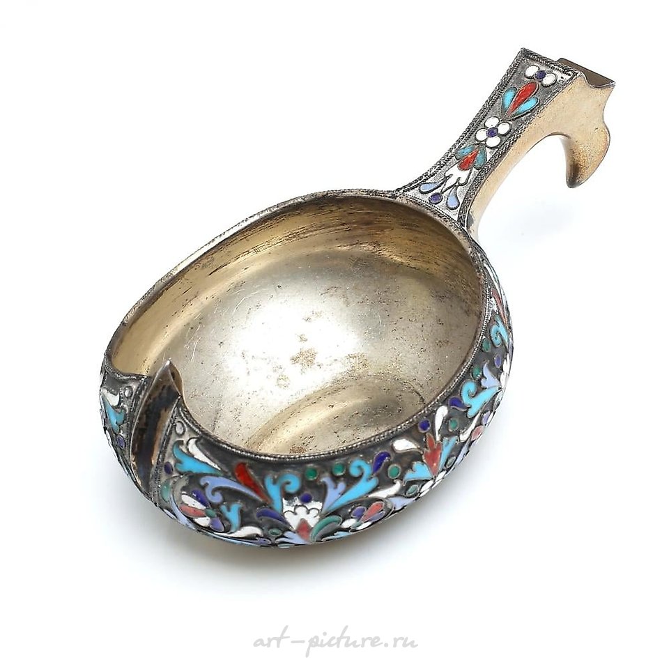 Russian silver , Russian silver Kovsh. Strulev Nikolai Fedorovich 1896.