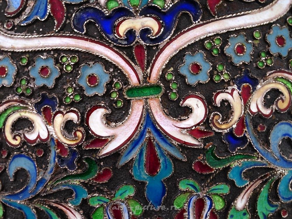 Russian silver , RUSSIAN GILT SILVER CLOISONNE ENAMEL EGG CASKET