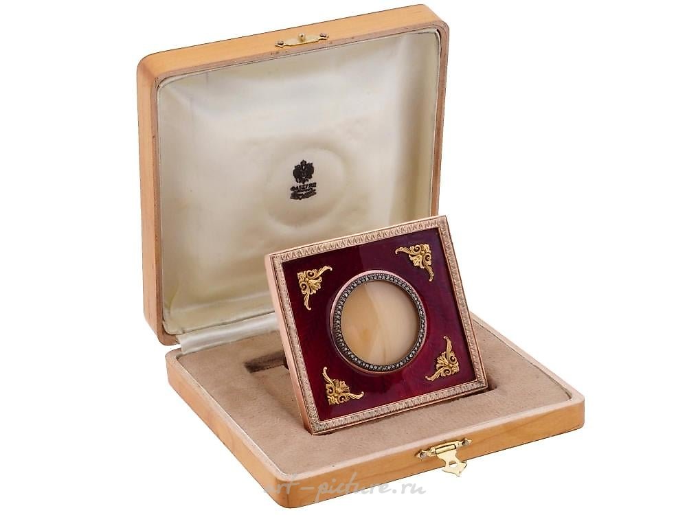 Russian silver , RUSSIAN IMPERIAL SILVER ENAMEL NEPHRITE FRAME