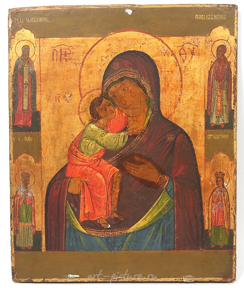 Русское серебро , Четыре русских иконы включают "Богородицу"