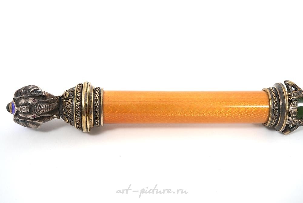 Русское серебро , Серебряный нож для открывания писем Steuben Glass "Экскалибур"