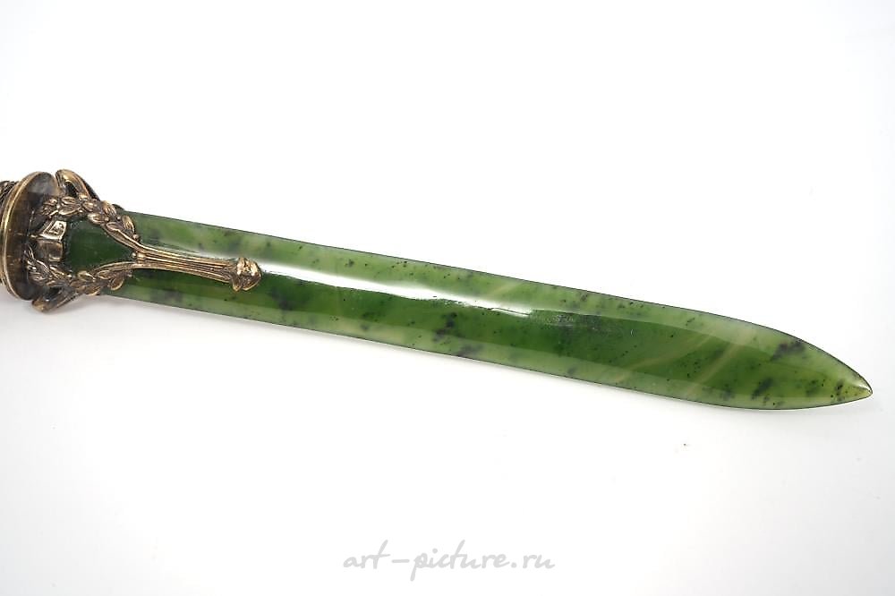 Русское серебро , Серебряный нож для открывания писем Steuben Glass "Экскалибур"
