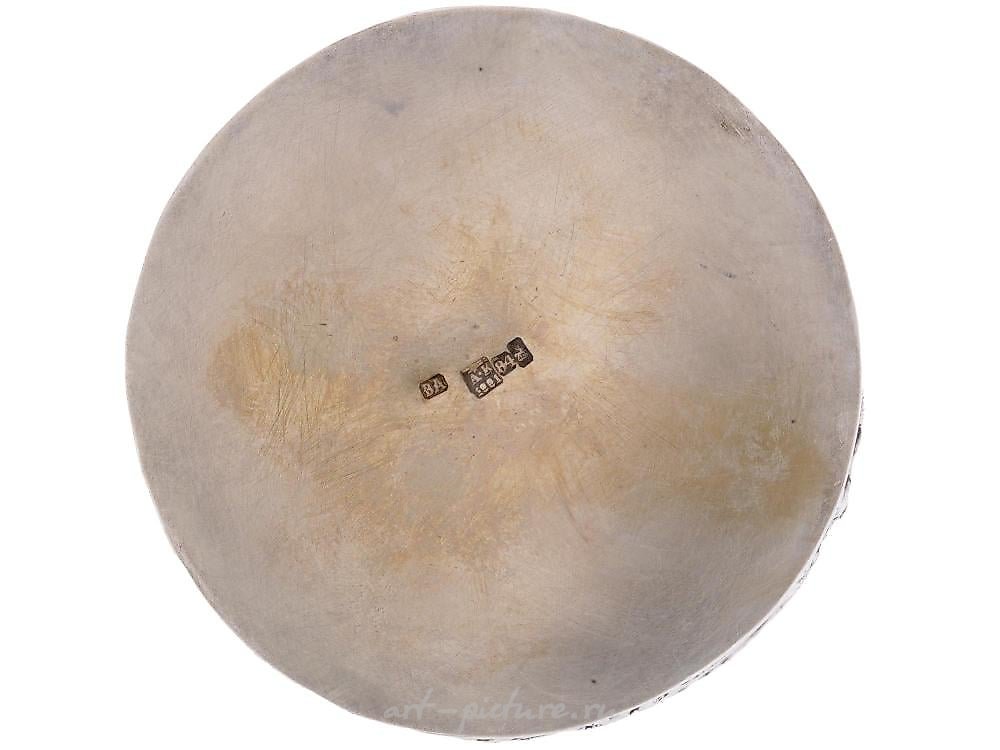 俄罗斯银 , 镀银的珠宝盒