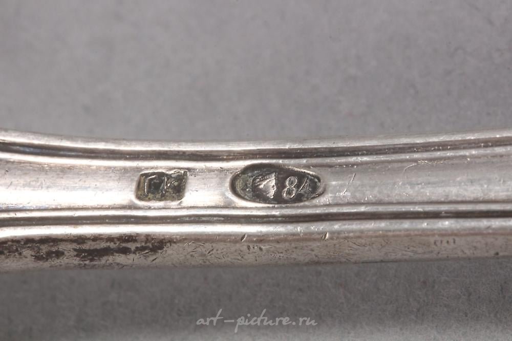 Russian silver , Set of Seventeen Russian Silver Forks and Nineteen