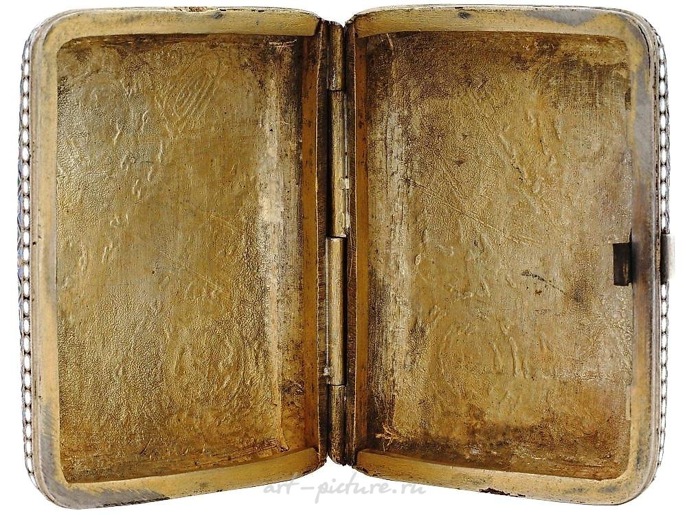 Russian silver , RUSSIAN SILVER CLOISONNE ENAMEL CIGARETTE CASE