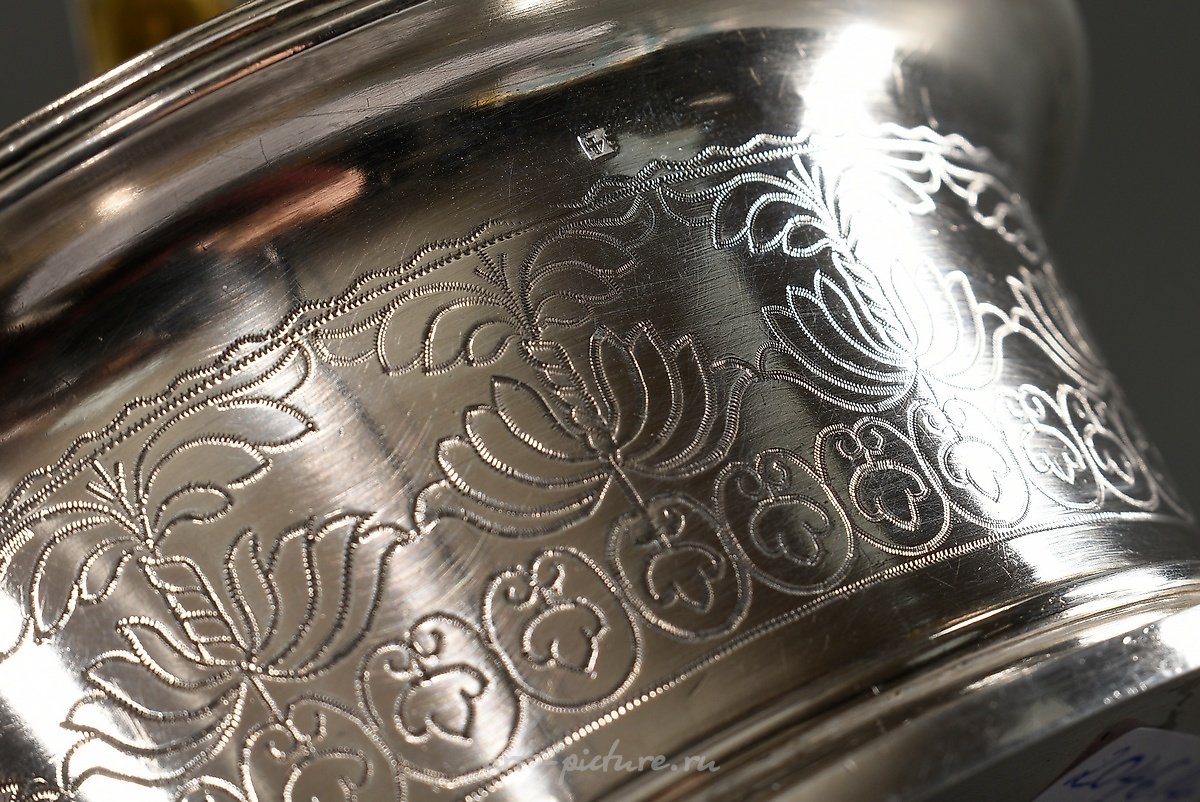 俄罗斯银 , 椭圆形俄罗斯糖果篮