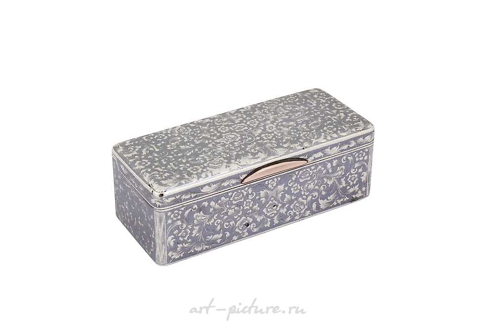 Russian silver , A Nicholas I mid-19th century Russian 84 zolotnik silver and...