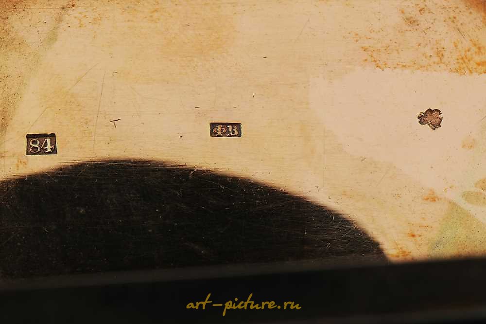 俄罗斯银 , 19世纪中叶的尼古拉一世的俄罗斯烟盒