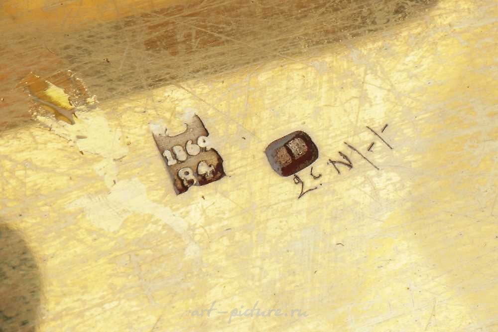 Русское серебро , Русская табакерка Александра II середины 19 века