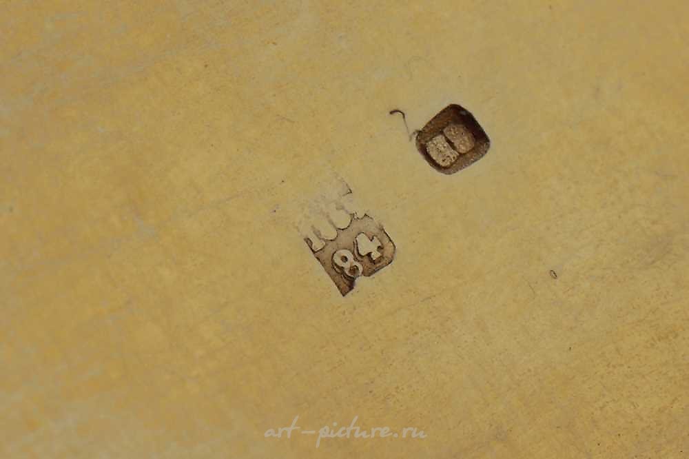 Русское серебро , Русская табакерка Александра II середины 19 века