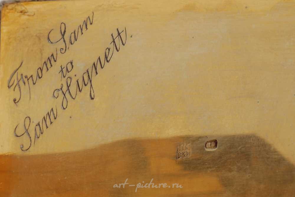 Русское серебро , Русская табакерка Александра II середины 19 века